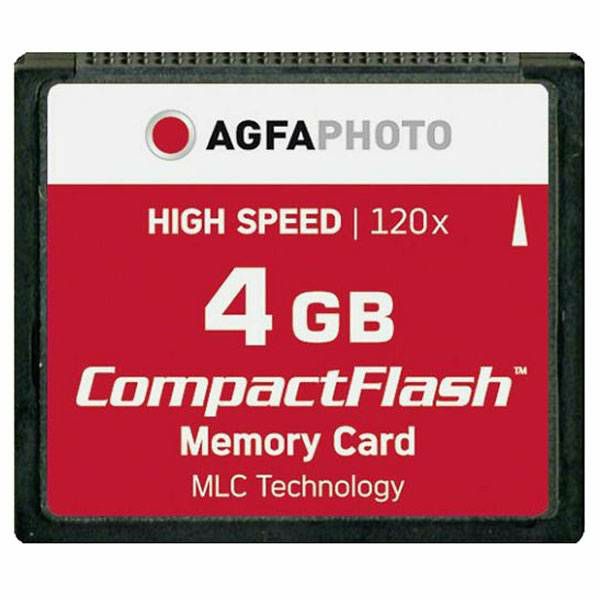 AgfaPhoto Compact Flash 4GB High Speed 120x MLC