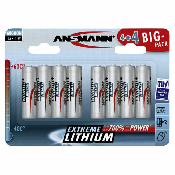 Ansmann Extreme Lithium AA Mignon LR 6 Big Pack
