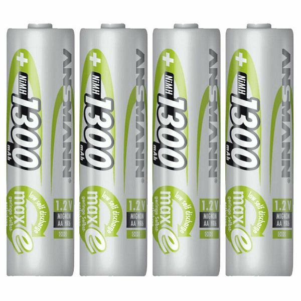 Ansmann maxE NiMH Mignon x4 AA 1300 mAh