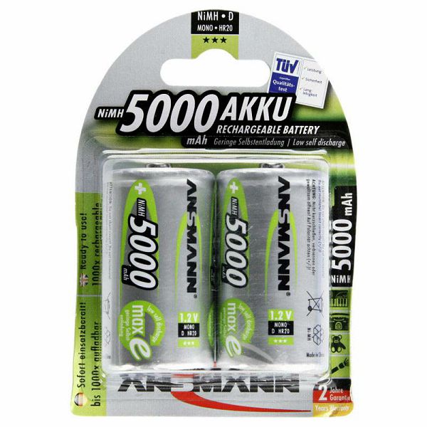 Ansmann maxE NiMH Mono D 5000 mAh