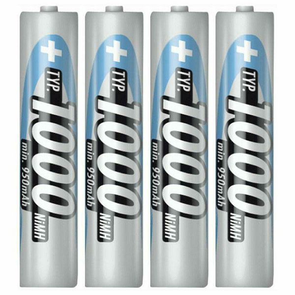 Ansmann NiMH 1000 Micro x4 AAA 950 mAh