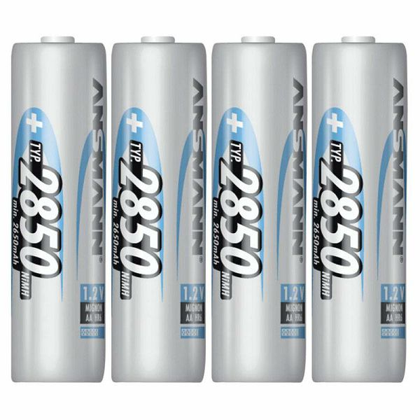 Ansmann NiMH 2850 Mignon x4 AA 2650 mAh