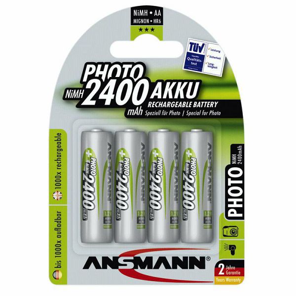 Ansmann NiMH Mignon AA 2400 mAh Photo