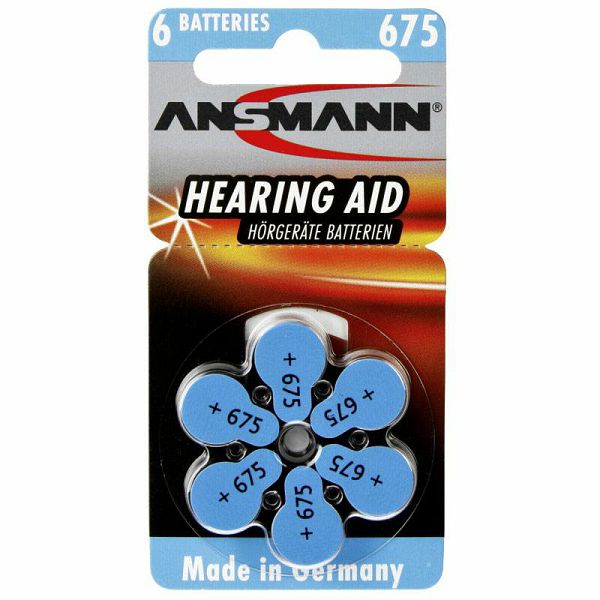 Ansmann x6 Zinc-Air 675 (PR 44)