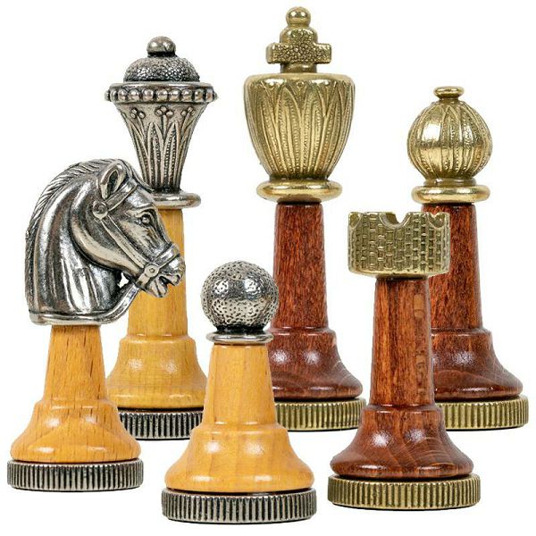 Arabesque Staunton 3" Metal Wood