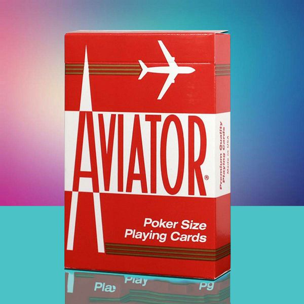 Aviator Red Playing Cards