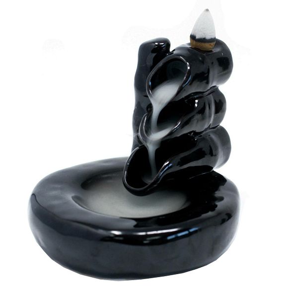 Backflow Incense Burner - Bamboo & Pool