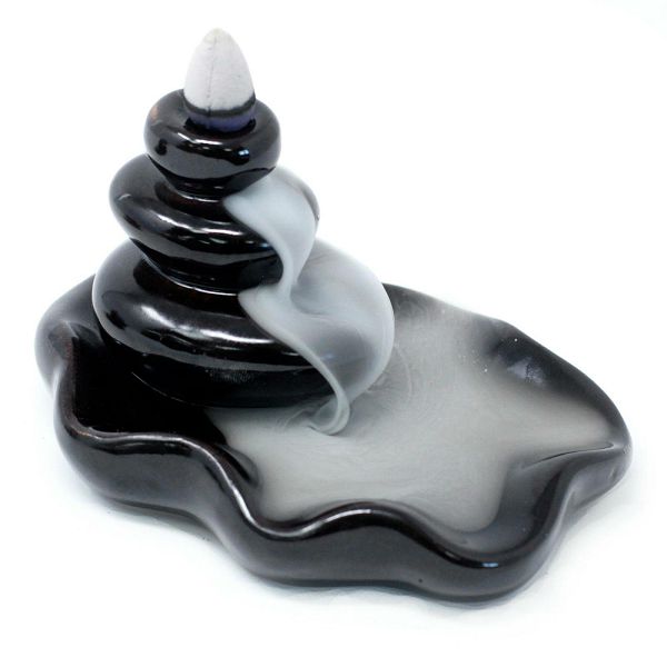 Backflow Incense Burner - Large Pebbles