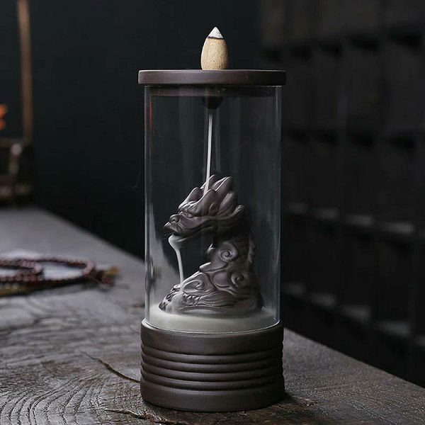 Backflow Incense Burner - Dragon Waterfall