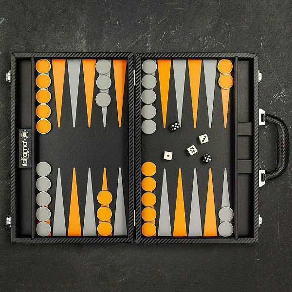 Backgammon Set Carbon Medium