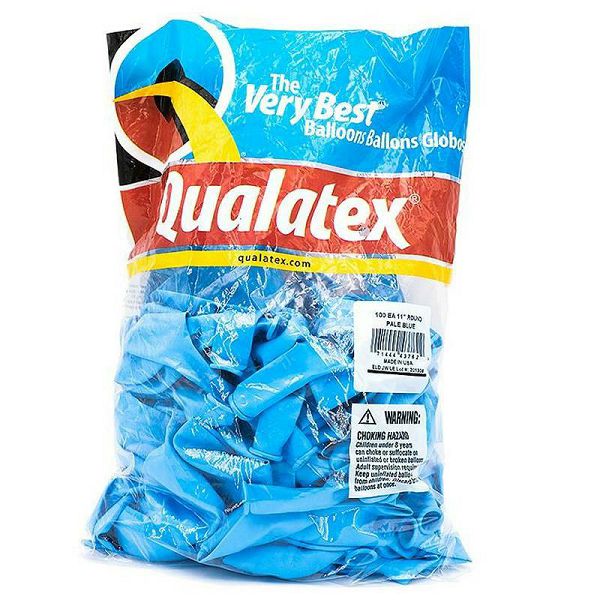 Baloni Qualatex svijetlo plavi 28 cm 100 kom.