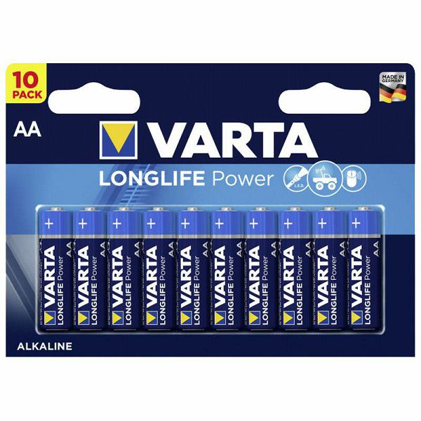 Baterije 1x10 Varta Longlife Power Mignon AA LR06