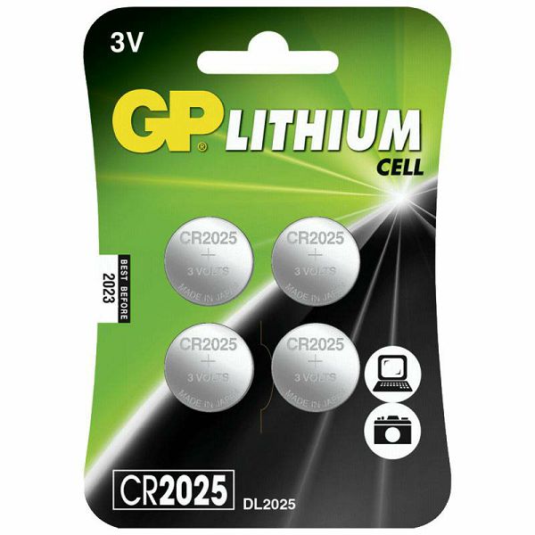 Baterije 1x4 GP CR 2025