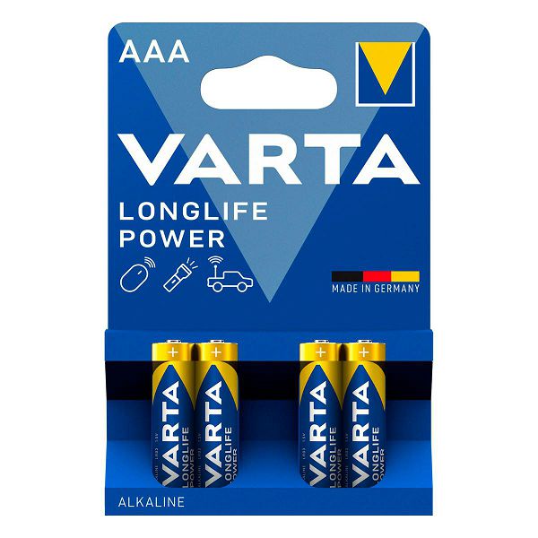 Baterije 1x4 Varta High Energy Micro AAA LR 03