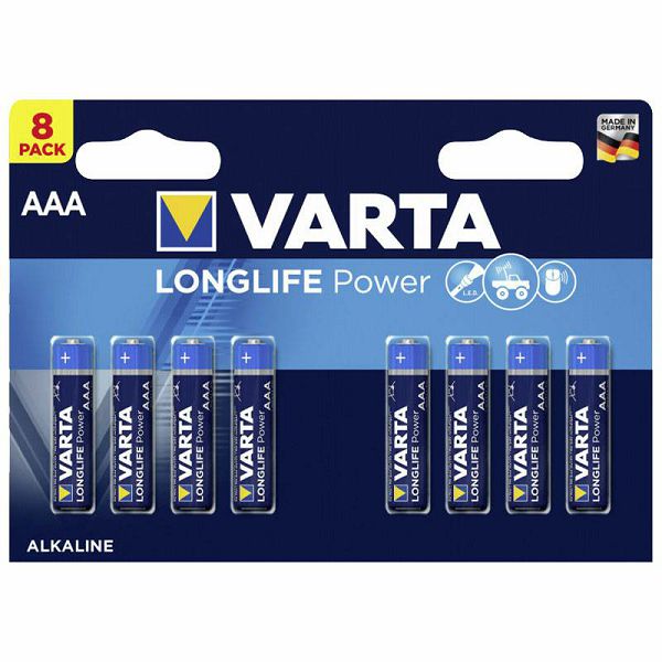 Baterije 1x8 Varta Longlife Power Micro AAA LR03