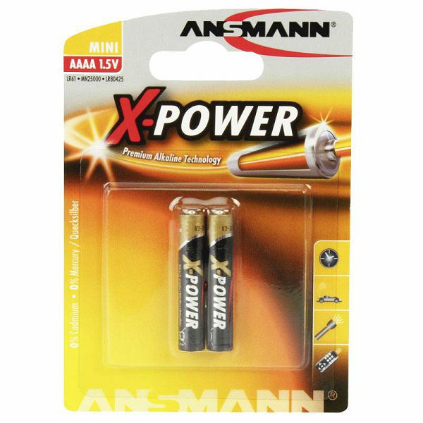 Baterije Ansmann 1x2 Alkaline AAAA X-Power