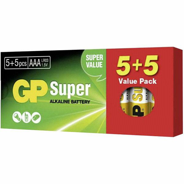 Baterije GP Super Alkaline AAA 5+5