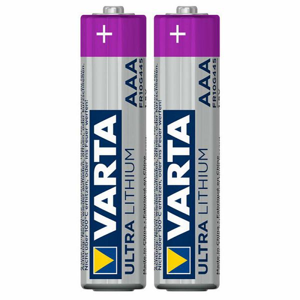 Baterije Lithium Micro AAA LR 03 1x2 Varta Professional