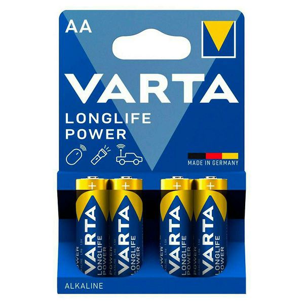 Baterije x4 Varta Longlife Power Mignon AA LR06