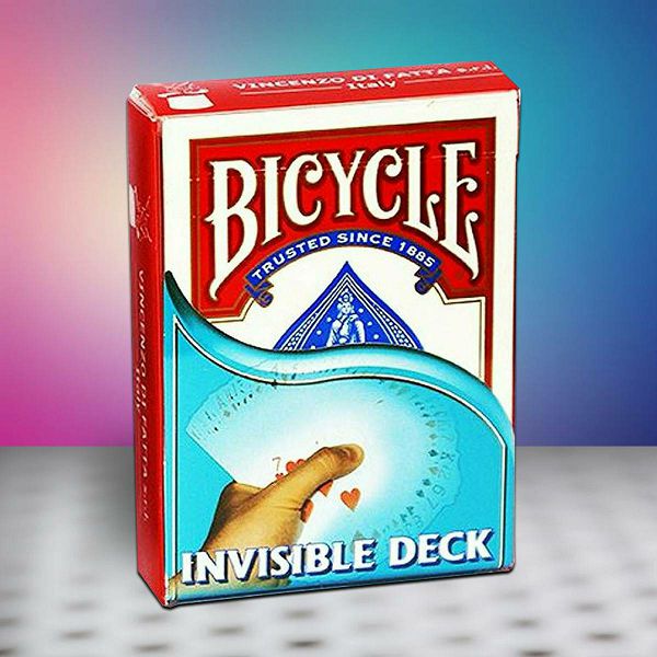 Bicycle Invisible Deck Red