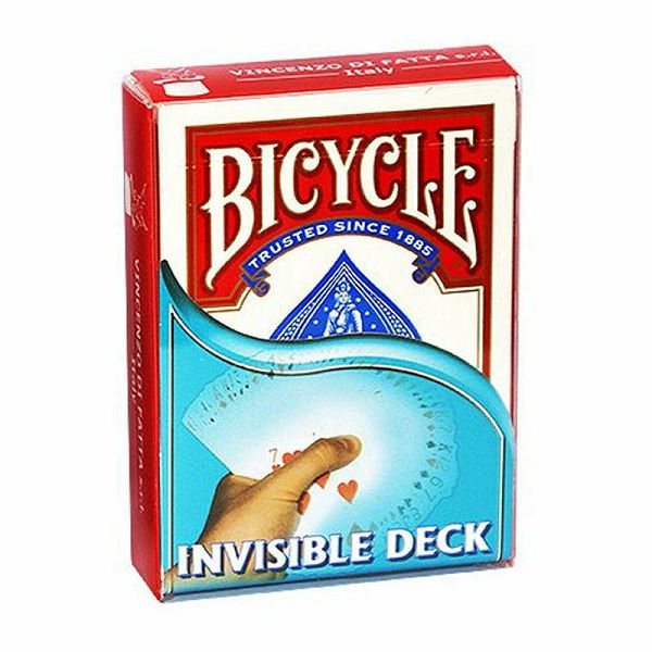 Bicycle Invisible Deck Red