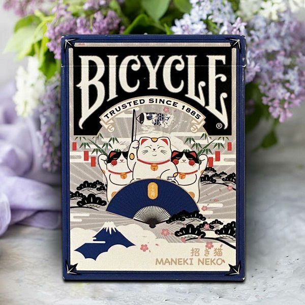 Bicycle Maneki Neko Blue