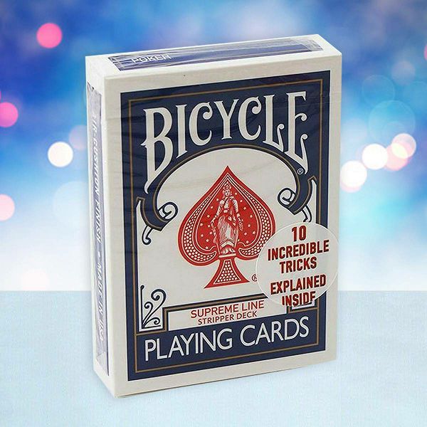 Bicycle Supreme Line Stripper Deck Blue 