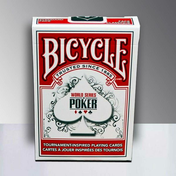 Bicycle WSOP Tournament Red