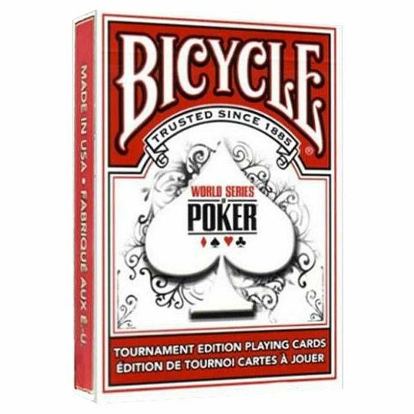 Bicycle WSOP Tournament Red
