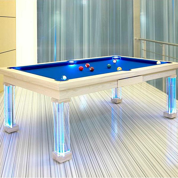 Biljarski stol Monaco LED Blue 8 ft