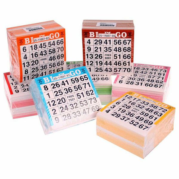 Bingo kartice 1-75 pakiranje 7 x 500