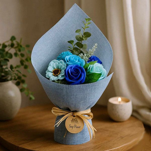 Buket cvijeća od sapuna - Blue
