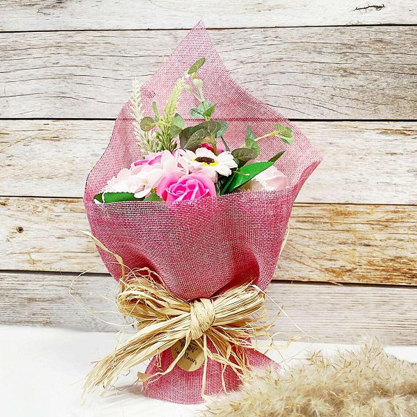 Buket cvijeća od sapuna - Pink