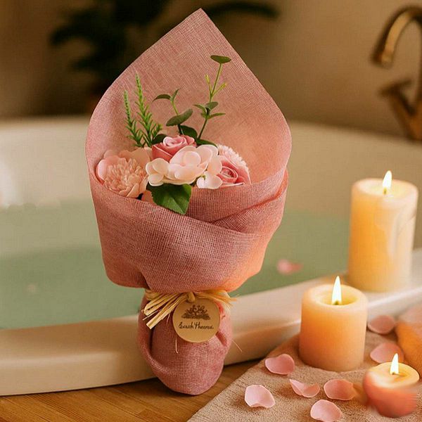 Buket cvijeća od sapuna - Pink
