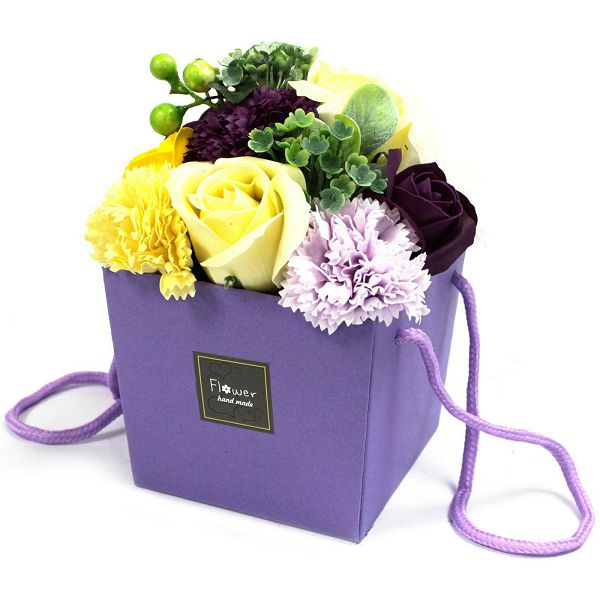Buket cvijeća od sapuna - Purple Flower Garden