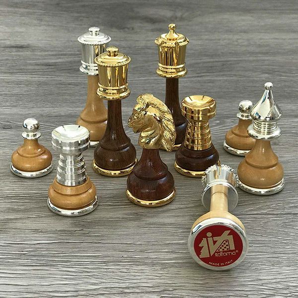 Classic Staunton Gold & Silver 3.5"