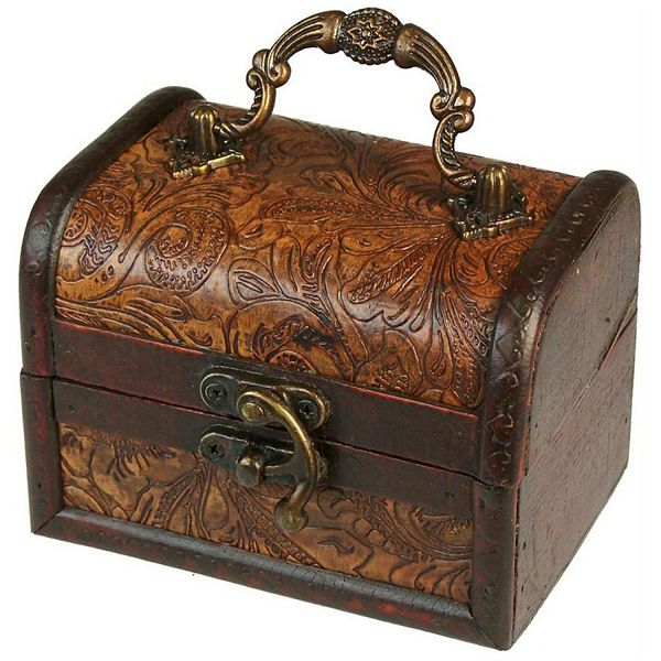 Colonial Box Floral Embossed