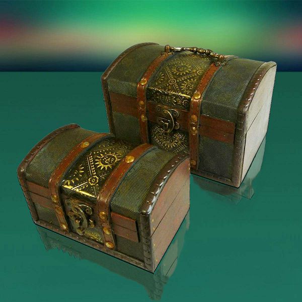 Colonial Boxes Metal Embossed x2