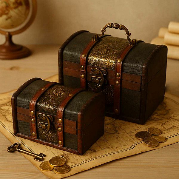 Colonial Boxes Metal Embossed x2