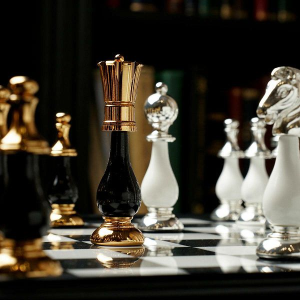 Contemporary Staunton Gold & Silver