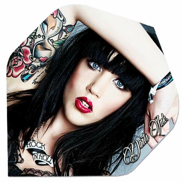 Darts Ink Standard Black Haired Girl