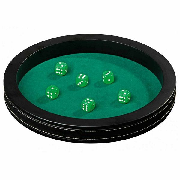 Dice Tray Synthetic Leather No. 3202