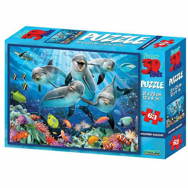 Dolphin Delight 3D Puzzle