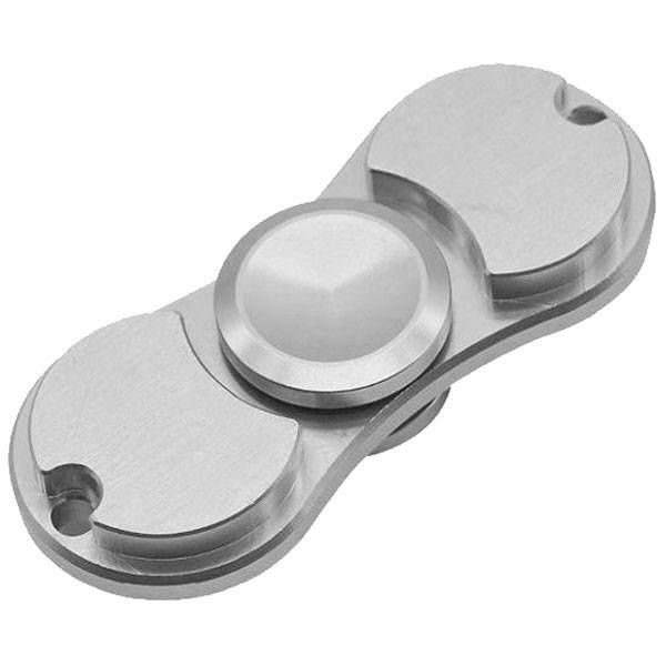 Fidget Spinner Helix - Metal Silver