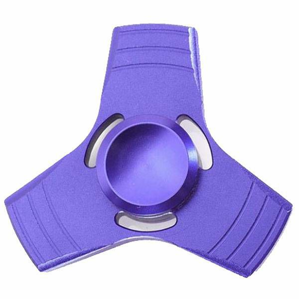 Fidget Spinner Tri-Metal Blue