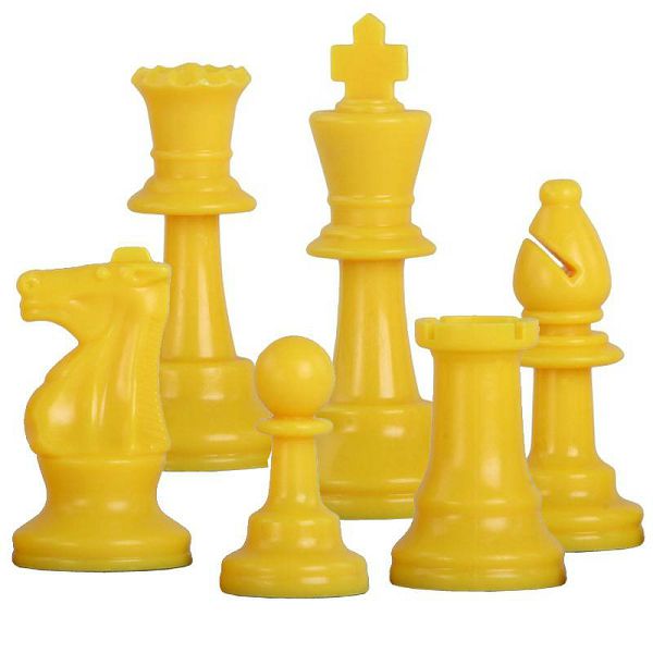 Figure Staunton 6 Plastic Yellow