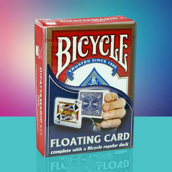 Floating Card & Bicycle Deck Red