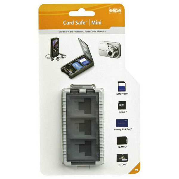 Gepe Card Safe Mini onyx