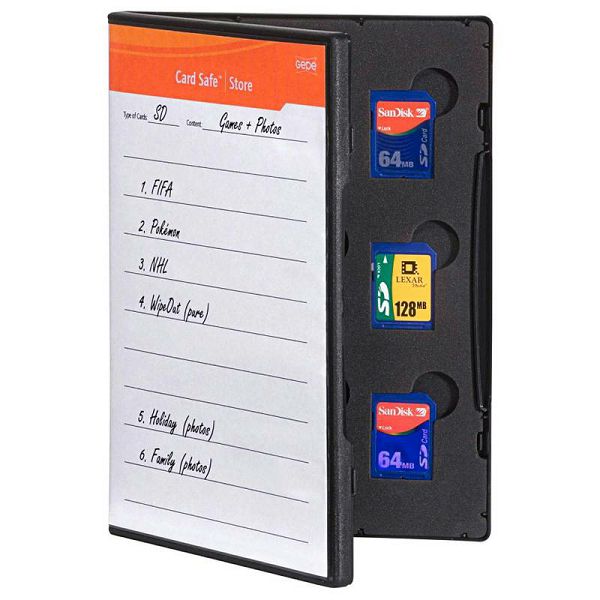 Gepe Card Safe Store SD black 3010