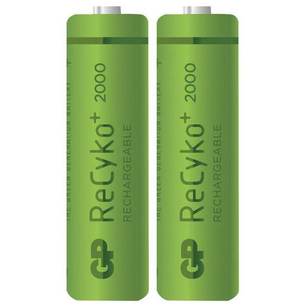 GP ReCyko+ NiMH x2 AA 2000 mAh